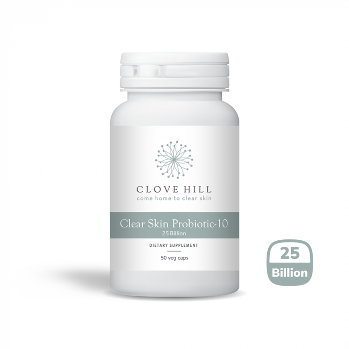 Clove Hill Clear Skin Probiotic-10 (25 billion - 50 caps)